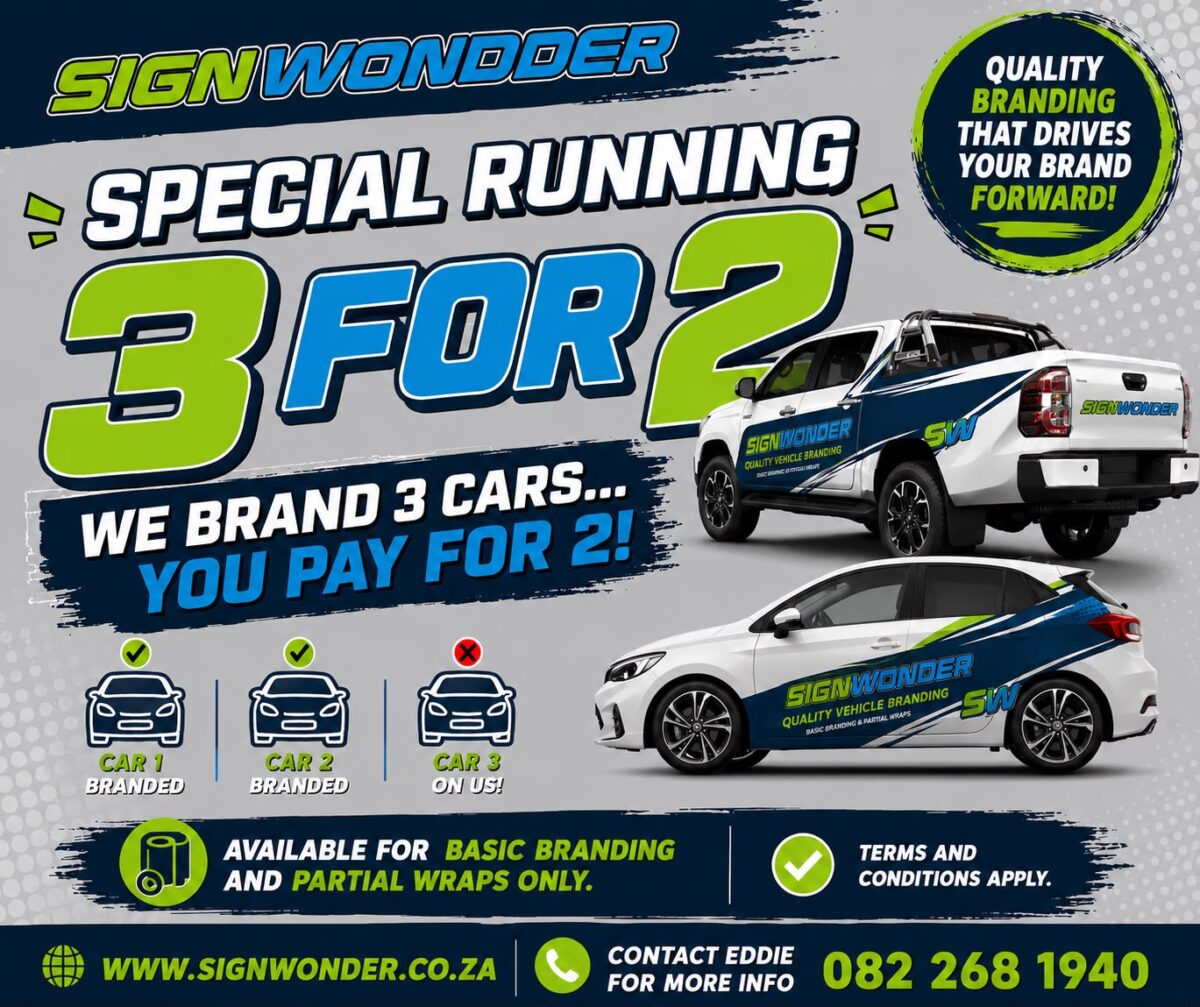 3 for 2 June Special