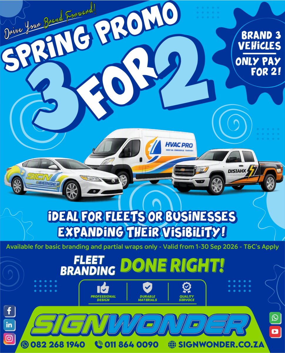 Spring: 3 for 2 Special